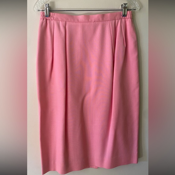 Dior Blush Pink Double-Breasted Blazer + Skirt - Picture 2 of 2